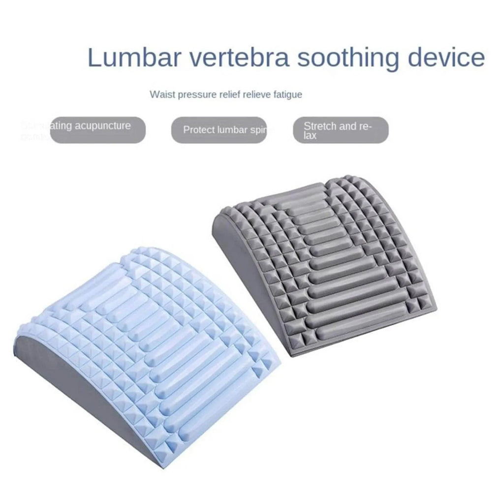 Back Stretcher, Back Cracker, Back Cracking Device, Spine, Deck Back Board Lumbar Stretcher, for Lower Back Pain Relief
